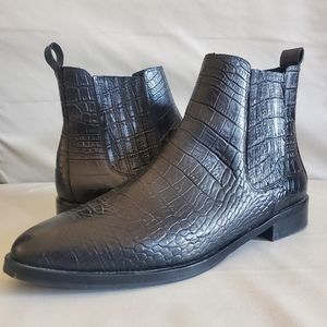 Vince Camuto Shoes | Vince Camuto Faux Crocodile Booties